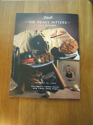 Lelands The Heavy Hitters Live Auction January 15, 1992 New York