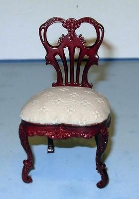 BESPAQ FAIR LADY SIDE CHAIR DOLLHOUSE FURNITURE MINIATURES