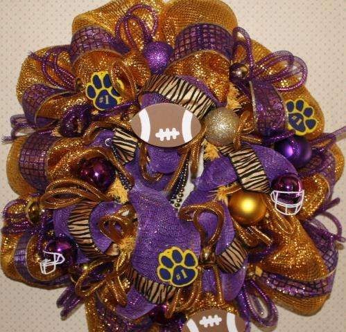 lsu deco mesh wreath