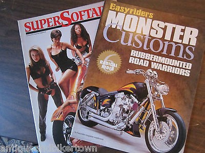 Easyriders Magazines Special Editions of SOFTAILS and CUSTOMS LOT OF 