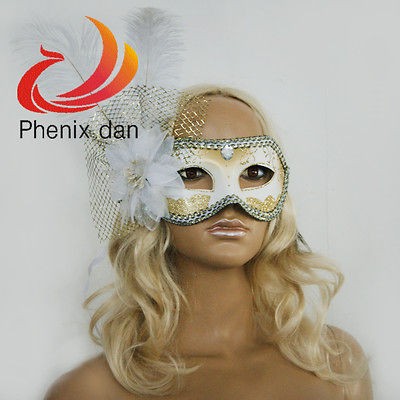   Flower Glitter Venetian Half Face Mask Masquerade Fancy Party/Ball