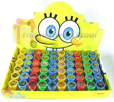   SpongeBob Squarepants Self Ink Stamps Party Favors   New 