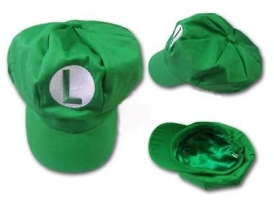 New Super Mario Bros Cosplay Hat Luigi Cap Adult MZL