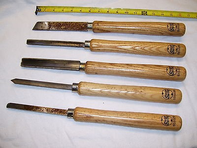 Wood Lathe Chisels, Shop Smith Nice Woodworking Tools