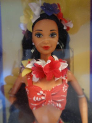 MATTEL BARBIE   POLYNESIAN BARBIE IN TRADITIONAL COSTUME DOFW