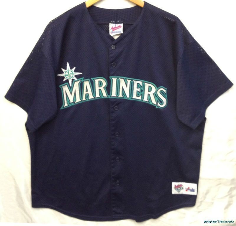   MAJESTIC DIAMOND COLLECTION SEATTLE MARINERS 24 Mesh Jersey XXL USA