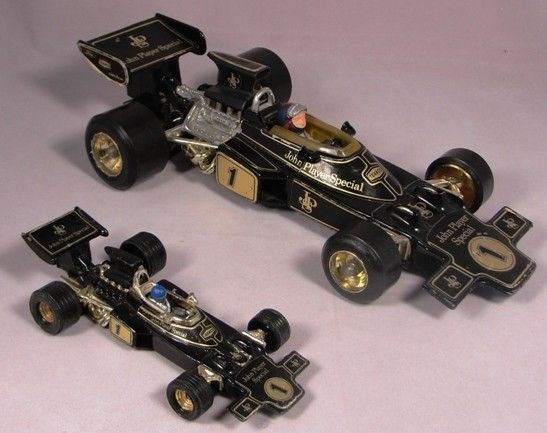 Lot 2 Vintage Corgi Toys Diecast F1 Race Car John Player Special Large 