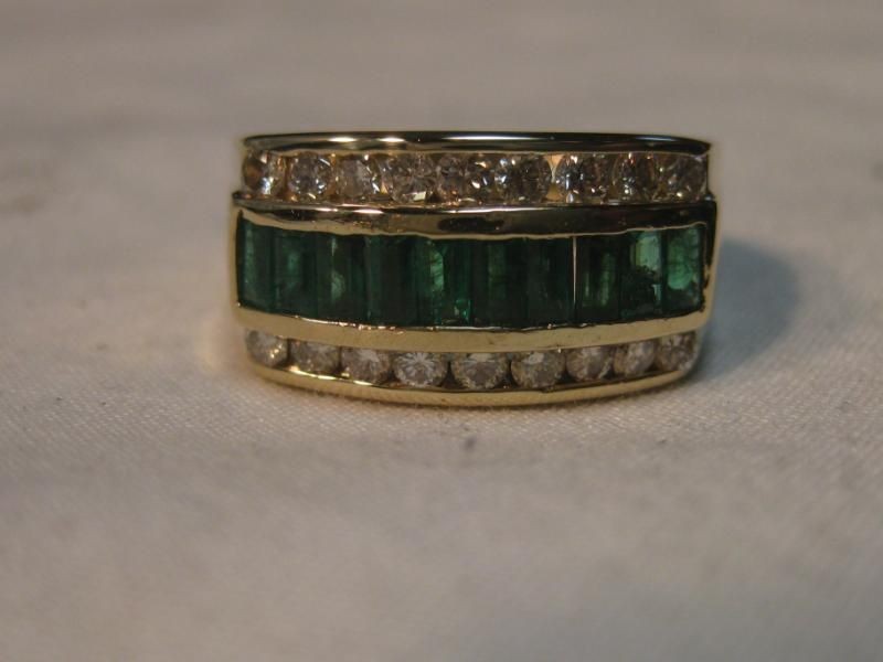 Jewelry & Watches  Mens Jewelry  Rings  Emerald