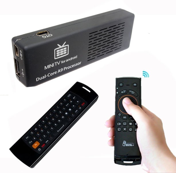 Dual Core Andriod 4.1 MK808 Rk3066 Mini PC WiFi TV IPTV Box + Mele F10 