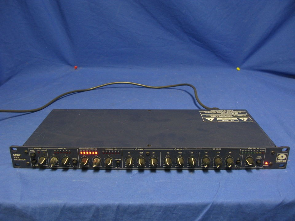 Symetrix 528E Single channel Voice Processor Mic Preamp