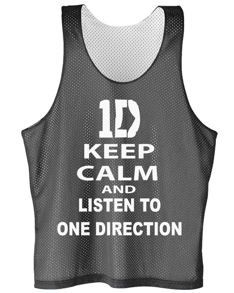 KEEP CALM AND LISTEN ONE DIRECTION mesh jersey