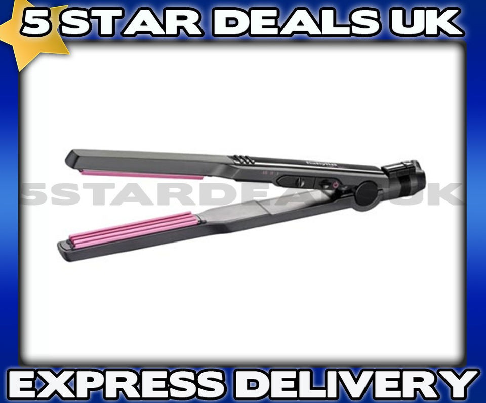   NEW BABYLISS ROOT BOOST MICRO CRIMPER CERAMIC HAIR STRAIGHTENER 2123U