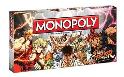 Street Fighter Collectors Edition Monopoly Game USAopoly NEW