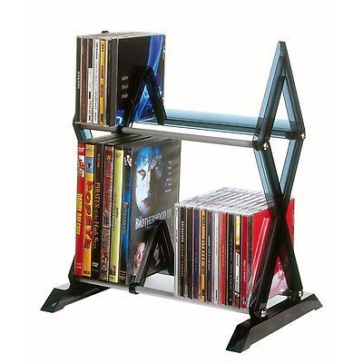 36 DVD BluRay CD Games Music Movies Multimedia Tower Rack Storage 