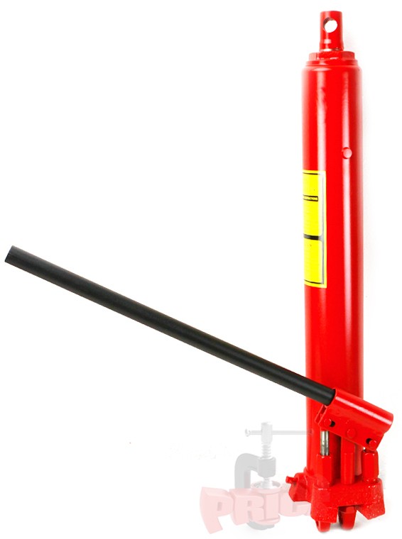 Double piston 8 Ton Long Ram Manual Hydraulic Jack Cherry Picker fast 