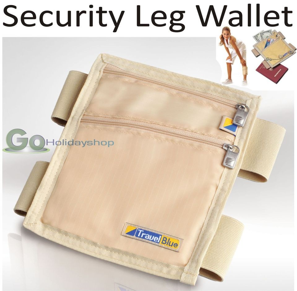   Leg Wallet Under Clothes Travel Money Pouch Holder Holster Passport