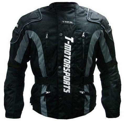 New Men Black Enduro Armor Jacket Motorcycle Touring Dual Sport Dirt 