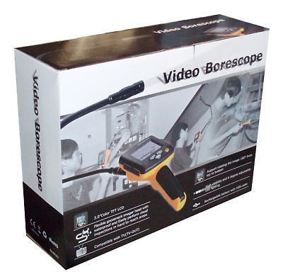 BS 100 3 LCD Video Gooseneck Borescope 1M 3FT PAL NTSC TV out LED 