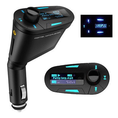 LCD kit Car  Player Wireless FM Transmitter With USB SD MMC Slot 