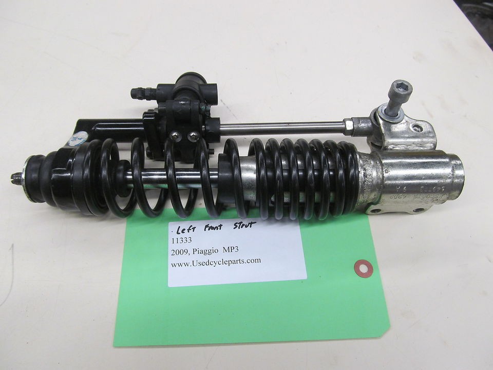 09 Piaggio  500  Video   LH front Strut Shock   