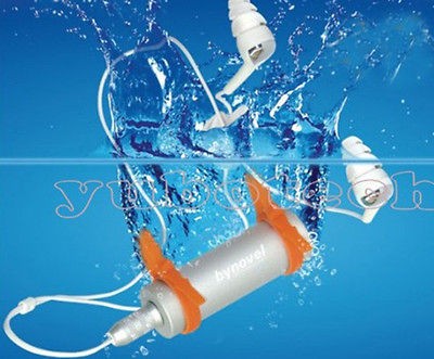 NEW Silver 8G Waterproof Swimming Water Sport FM  Player 