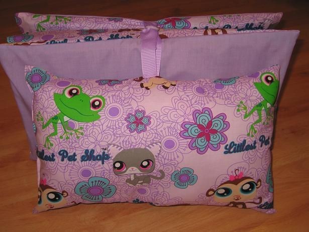 NEW KINDERMAT NAP MAT W/ LITTLEST PET SHOP COVER PILLOW