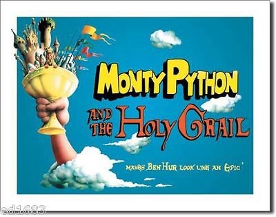   Tin Sign Holy Grail Poster Bar Home Wall Decor Hollywood & TV & Music