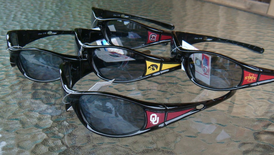 NCAA Sunglasses ( Wrap 2nd Edition ) Black Frame Official licensed