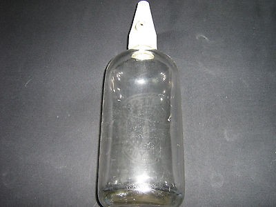   Seltzer Bottle Asst clear bottles.All have clearly etched names