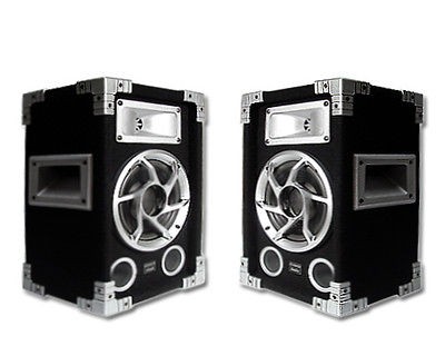 New Pair 600 Watt 2 Way 6.5” Studio Monitor DJ Speakers