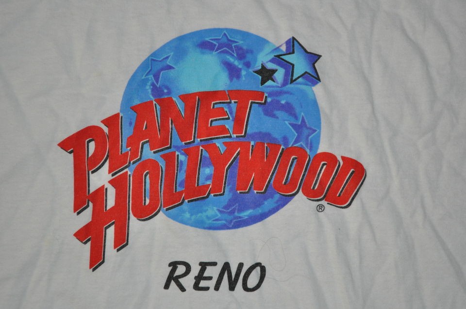 SHIRT XL XLARGE PLANET HOLLYWOOD RENO NEVADA MOVIE STARS FILM