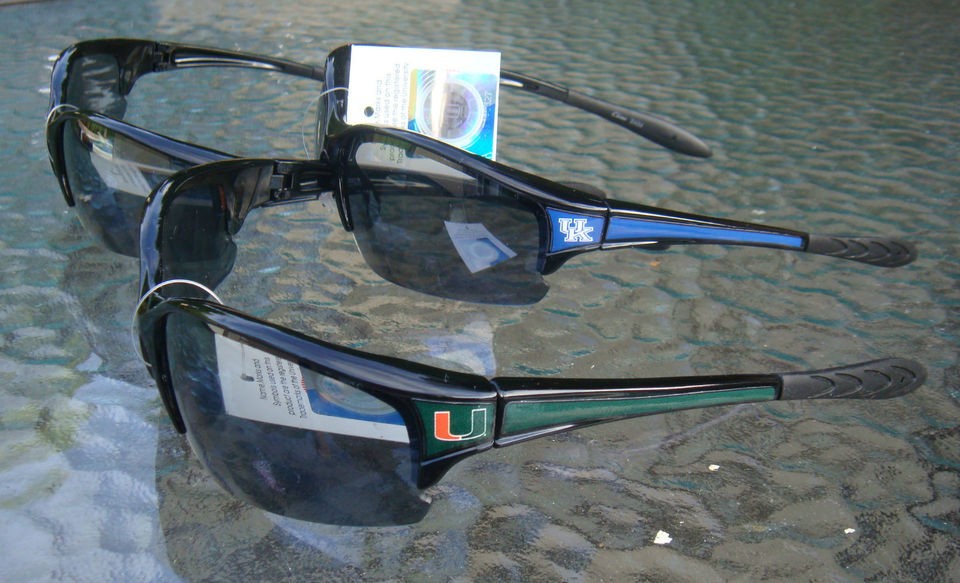 NCAA Sunglasses ( Full Sport 2nd Edition ) Black Frame Official 