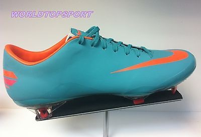 NEW NIKE MERCURIAL VAPOR VIII 8 FG RETRO/CHALLE​NGE RED/TOTAL ORANGE 