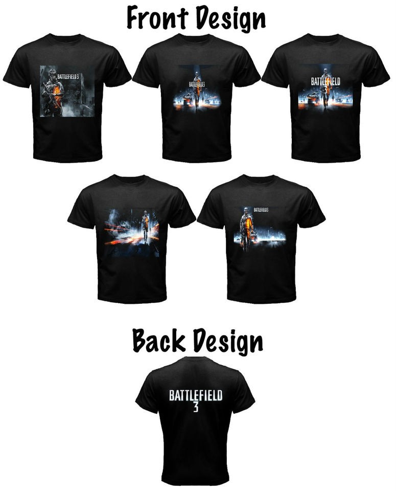 Battlefield 3 Game T Shirt Assorted 5 Design Very Cool Design Grab 