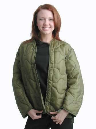   ONE) New EXTRA LARGE Military Surplus Field Jacket Liner ARMY SURPLUS