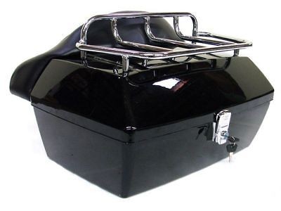   TRUNK TAIL BOX LUGGAGE W/ TOP RACK BACKREST FOR SUZUKI CRUISER