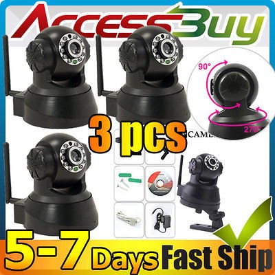 2x Bundle Wireless IP Camera IR Night Vision Network Security Pan/Tilt 