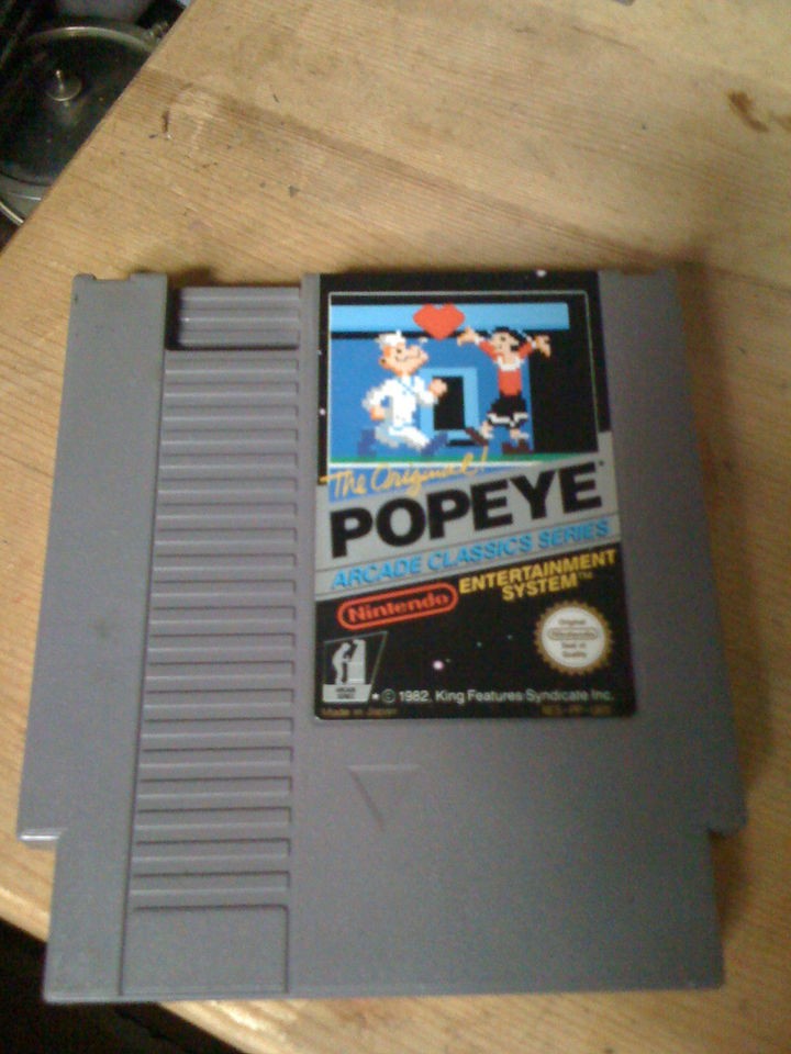 THE ORIGINAL POPEYE RARE NES NINTENDO GAME CSHOP