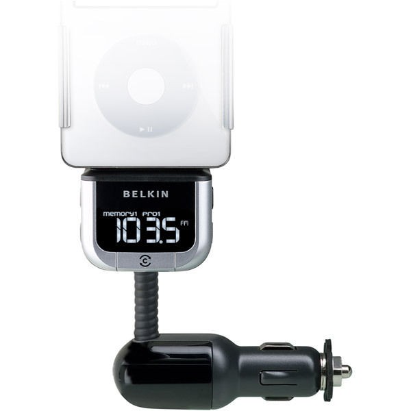 BELKIN TUNEBASE FM TRANSMITTER CLEARSCAN 4 IPOD F8Z176