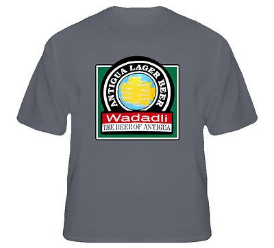 Wadadli Beer Antigua Carib Carribean Lager T Shirt