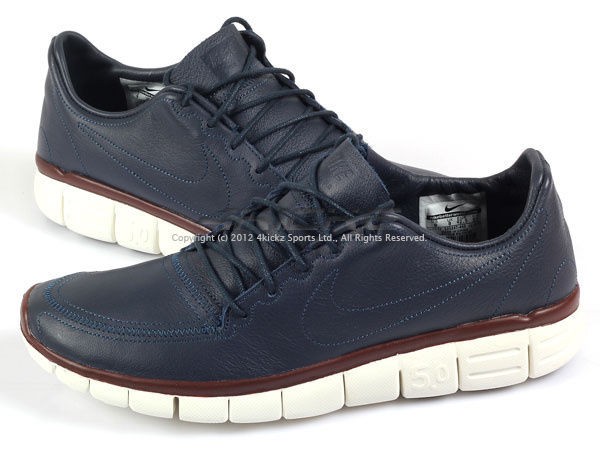 Nike Free 5.0 V4 Deconstruct Blue/Thunder Blue Seal Brow​n Running 