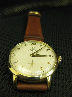 14kt Omega Automatic Bumper Watch