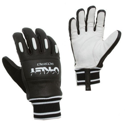 2012 NWT OAKLEY FACTORY PILOT WINTER pipe GLOVES L BLACK BRAND NEW $80 