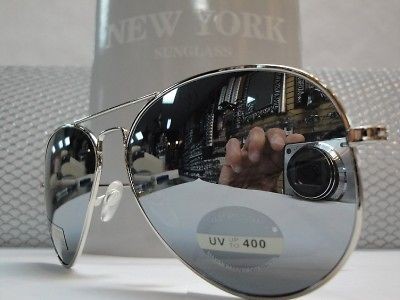   FASHION OLD SCHOOL POLICE COP PILOT STYLE CHROME AVIATOR SUN GLASSES