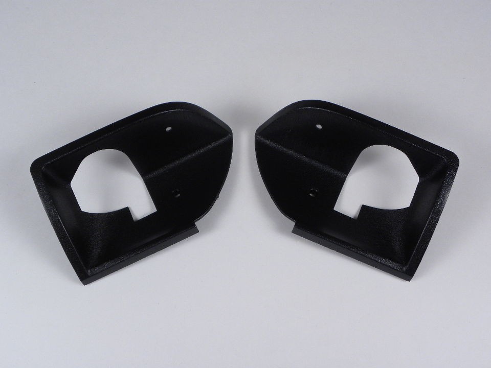 71 73 Mustang Deluxe Door Panel Trim Plates   Pair