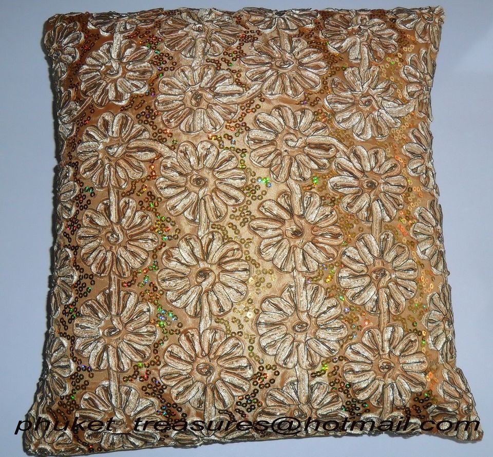   SHINY RED GOLD SEQUINS DECORATIVE CUSHION COVERS THROW PILLOW CASES 16