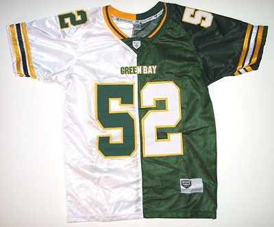 Clay Matthews #52 Split Jersey Green Bay Packer XL