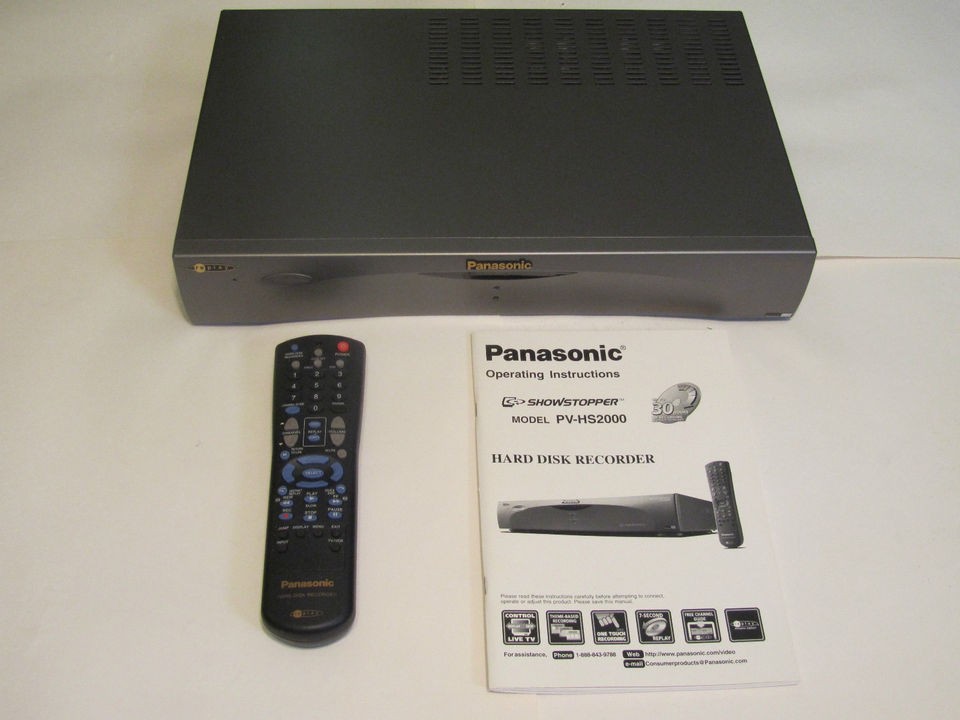 Panasonic PV HS2000 Showstopper (30.4 GB) Receiver