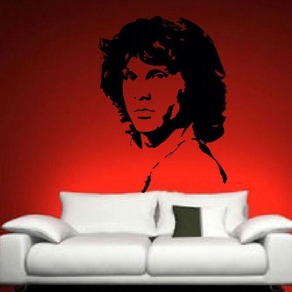 JIM MORRISON LARGE BEDROOM WALL MURAL ART BIG STICKER GRAPHIC DECAL 