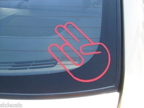 2x) Shocker decal sticker (size 4x4)   any color   set of 2 